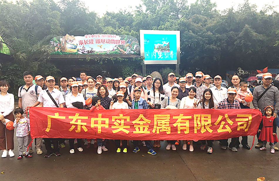 All personnel from Zhongshi went on a day trip to Guangzhou Chimelong Safari Park